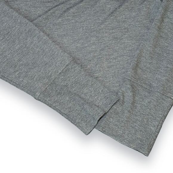 Soft Surroundings Cold Shoulder Tunic Top Size Large Gray Long Sleeves Crossover - Picture 3 of 4